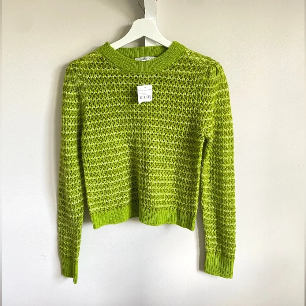 Green Knit Sweater - Picture 2 of 3